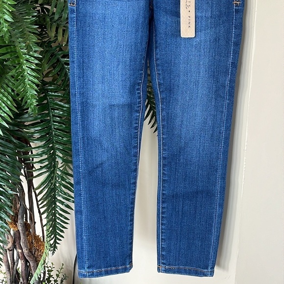 Brand New Celebrity Pink Girls Infinite Stretch Blue Ankle Skinny Jeans - Picture 7 of 15
